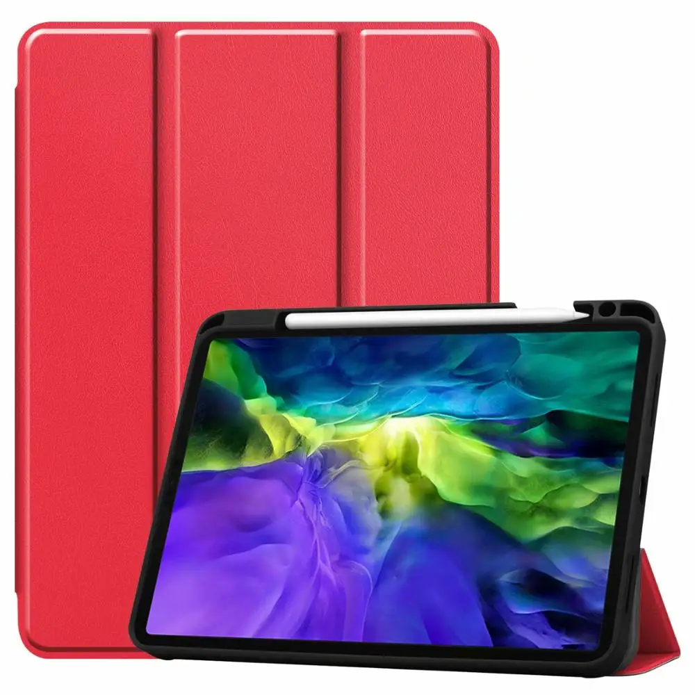 Для iPad Pro 12 9 2020 чехол из искусственной кожи (полиуретан) для Чехол с карандашом