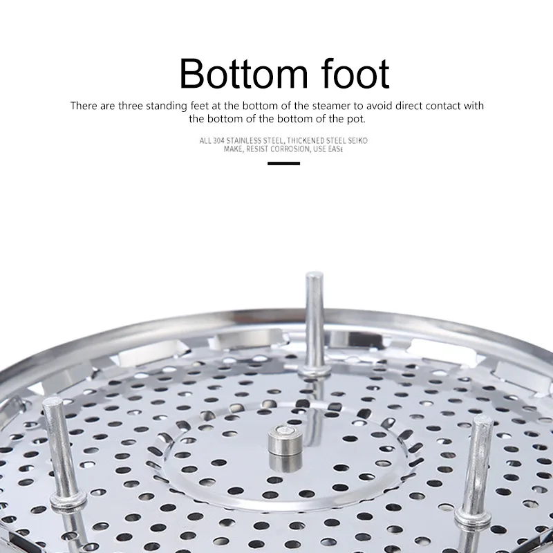 

Dish Steamer Cookware Steaming Food Basket Mesh Stainless Steamer Folding Food Fruit Vegetable Vapor Cooker Stainless S/L