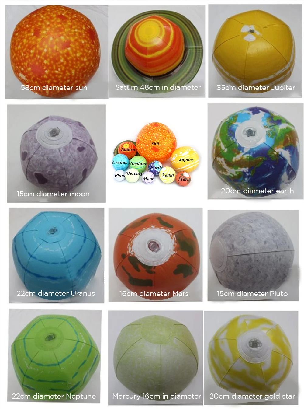 8 шт./компл. солнечные галактические воздушные шары обучающая модель воздушных