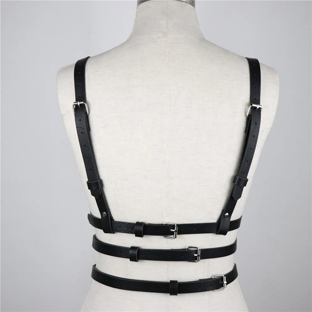 

Sexy Lederen Been Stocking Body Strap Harness Riem Bruids Kousenbanden Riemen Voor Vrouwen Lingerie Kostuums Jarretel Erotische