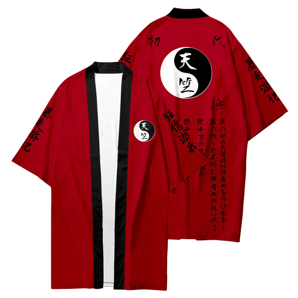 

Anime Tokyo Revengers Tenjiku Izana Kurokawa 3D Printed Cosplay Costume Cloak Kimono Coat