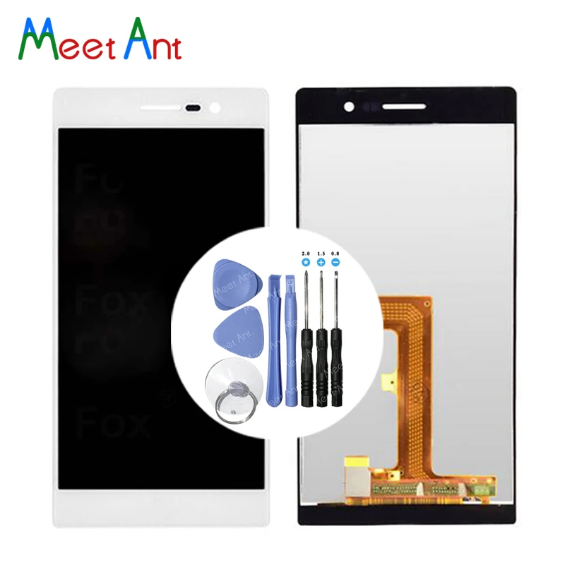 

High Quality 5.0'' For Huawei Ascend P7 LCD Display Screen With Touch Screen Digitizer Assembly + Tool