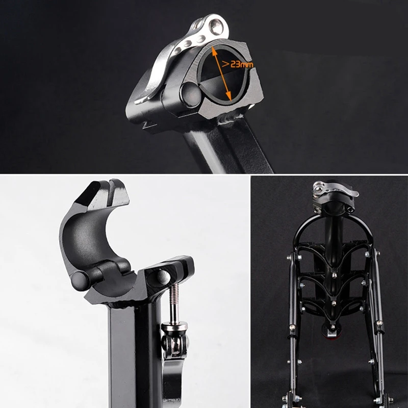 

Heavy Duty Bicycle Luggage Carrier Rear Cargo Rack Seatpost Bag Holder Stand for 24-29 Inch Bikes Semi-Demolition