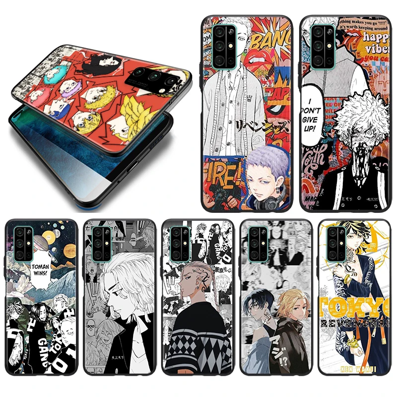 

Soft TPU Cover Tokyo Avengers For Honor View 20 10X 10i 10 X10 9N 9X 9C 9A 9S 9 V9 Lite Pro 5G Black Phone Case