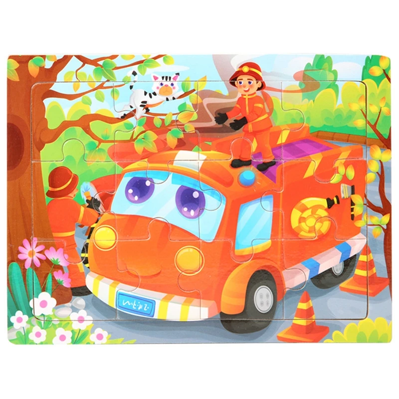 ZMP097-23 Пазлы для детей, развивающие игрушки для детей, детские головоломки, деревянные игрушки, детские головоломки - Цвет: ZMP097-23