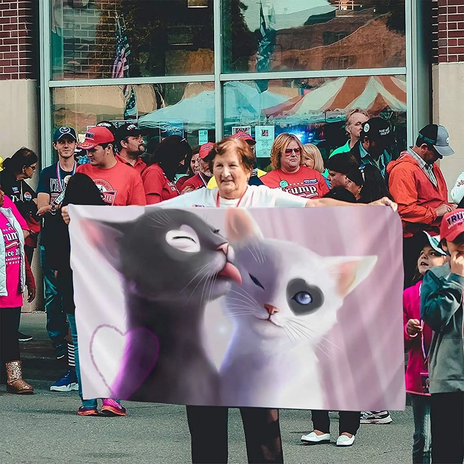 

Art Cats Flag 3x5 Ft Outdoor Flag Home Garden Flag Banner Breeze Flag USA Flag Decorative Flag 3x5 Ft Flag