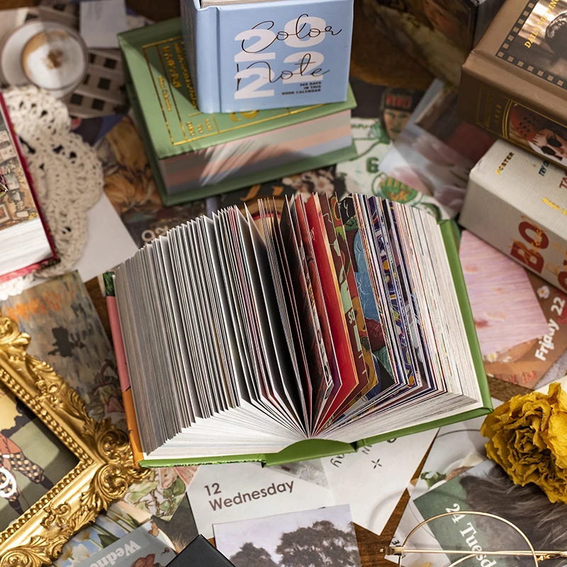 400 листов винтажные простые бумажные мини-блокноты для записей | Канцтовары офиса