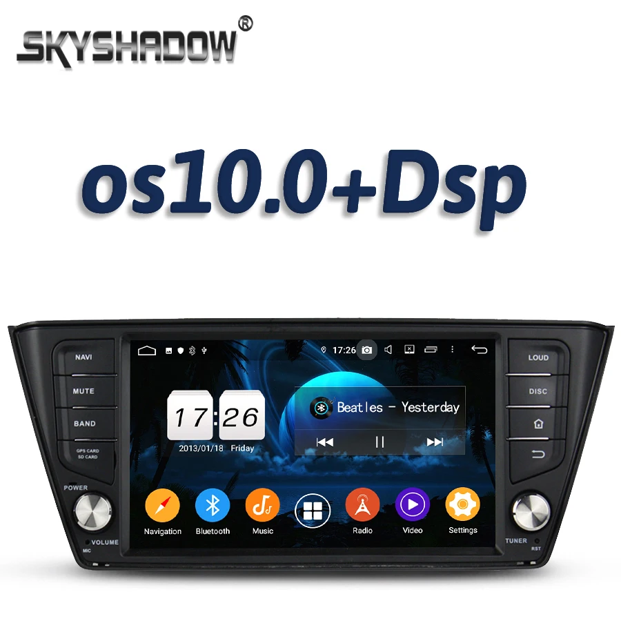 720P DSP TDA7851 Android 10 2 ГБ + 32 Гб 8 ядер автомобильный DVD-плеер GPS RDS радио wifi Bluetooth 5 0 для VW