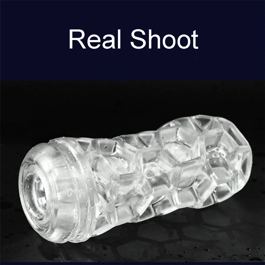 Реалистичная Вагина чашка для мастурбации прозрачная вакуумная карманная