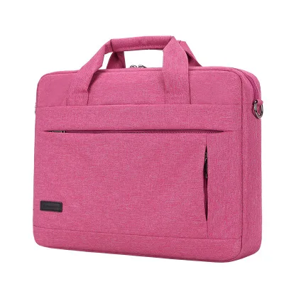 rose red 15inch Вместительная сумка для ноутбука для мужчин и женщин портфель для путешествий Бизнес сумки для ноутбуков 14 15 дюймов Macbook Pro PC - Цвет: rose red 15inch