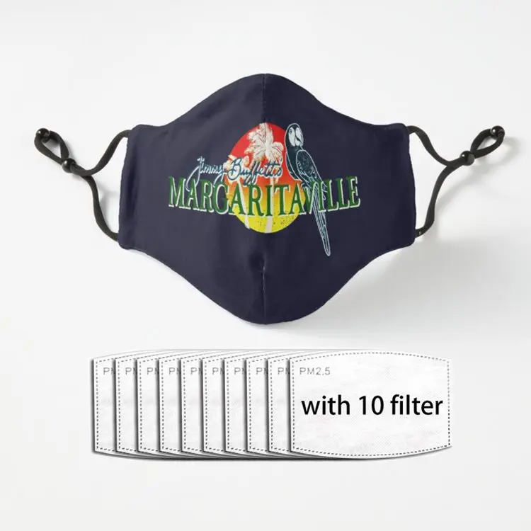 Маска для взрослых от лучшего музыканта Джимми бафетт Пылезащитная многоразовая