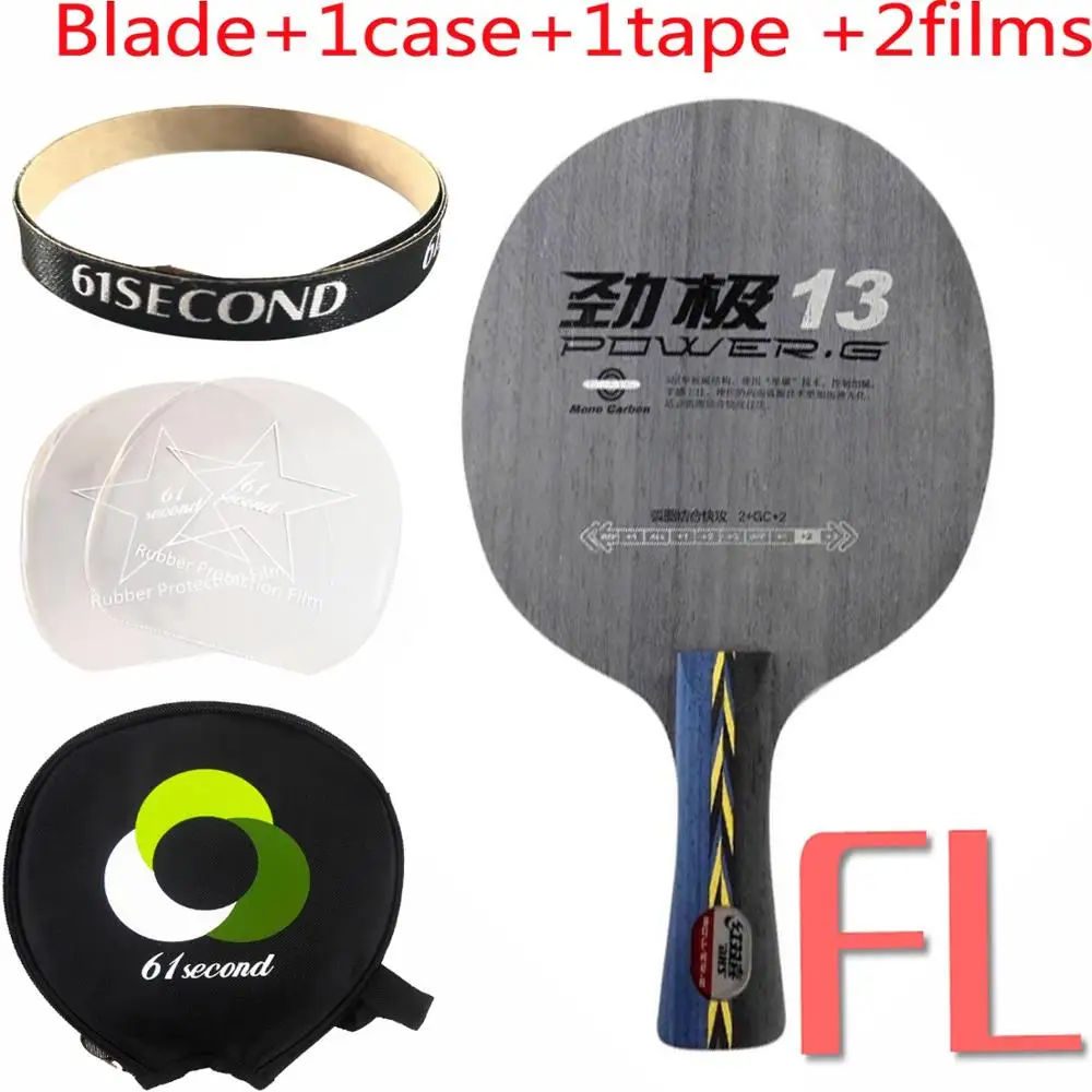 FL with Y 1 case DHS POWER. G13 PG13 PG-13 PG 13 PG.13 лезвие для настольного тенниса - Цвет: FL with Y 1 case