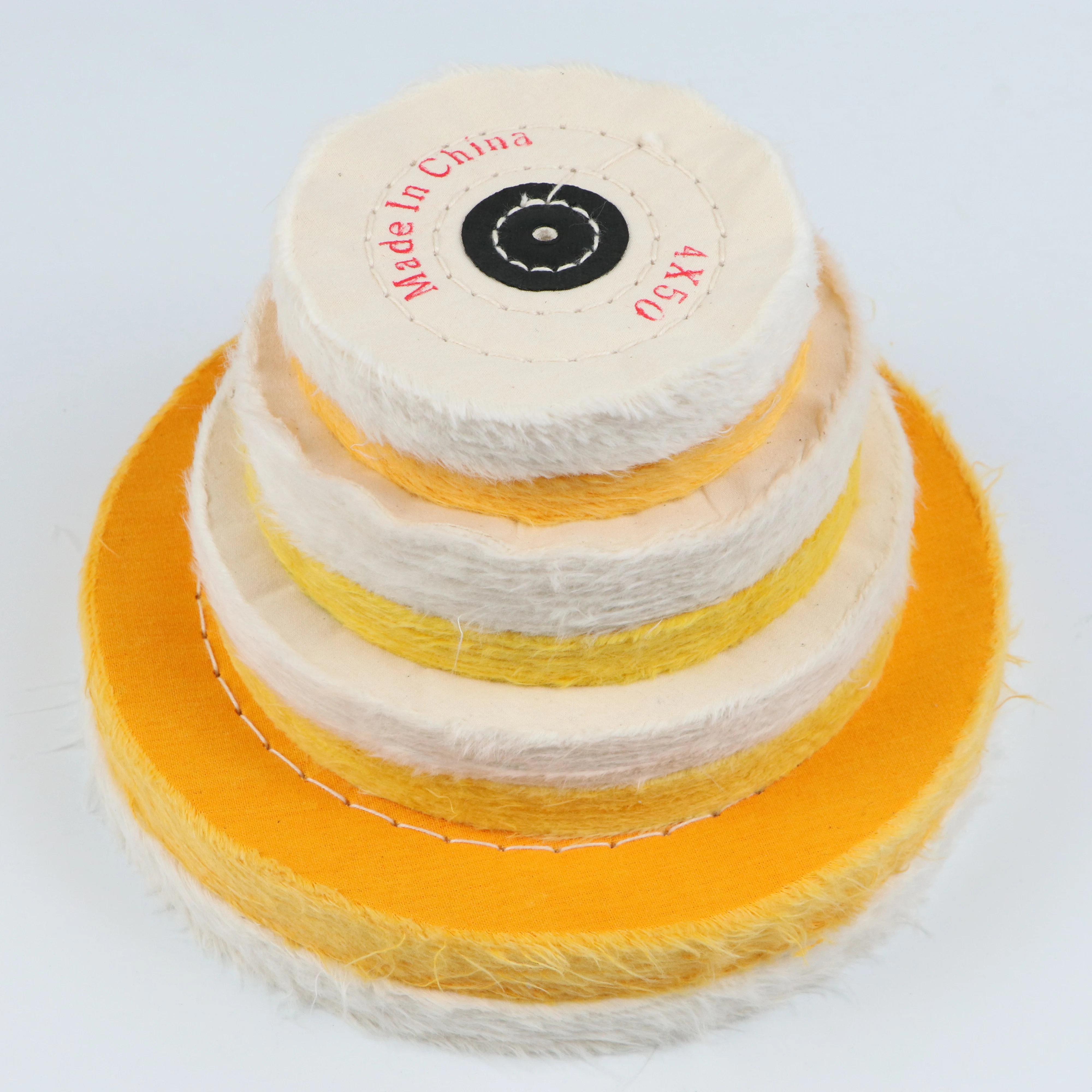 10 шт./Лот 100% чистый хлопок красота белая желтая блестящая полировка Буры