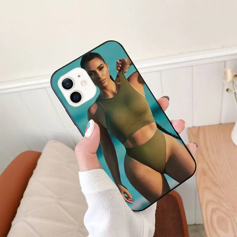 Чехол для Телефона Для женщин-Ким-сексуальный-K-кардашяны iPhone 11 12 Mini 13 Pro XS Max X 8 7 6s