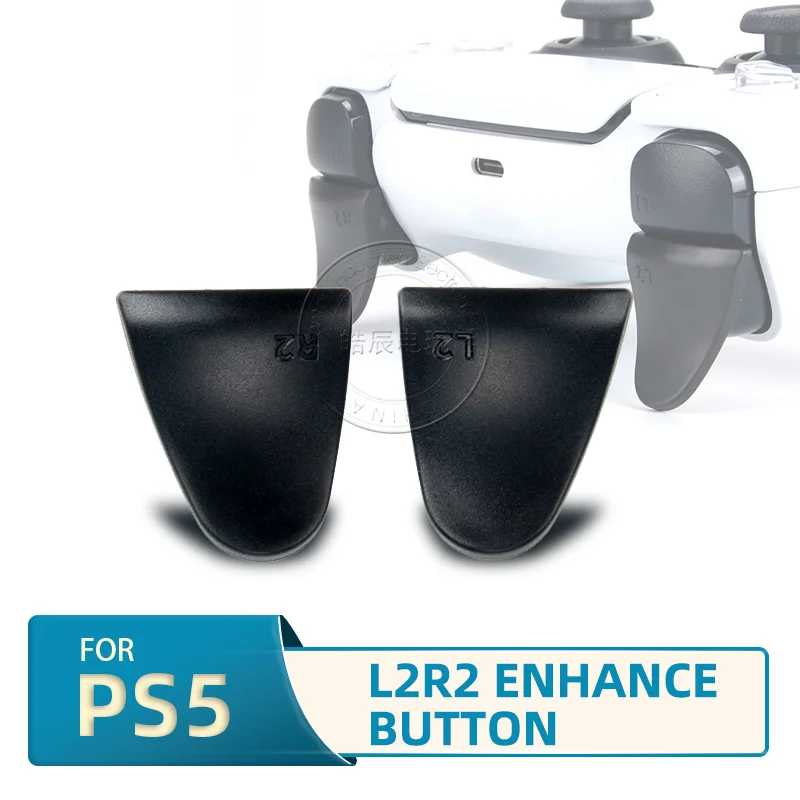 

HOTHINK 1pair L2 R2 Buttons Enhance Case for PS5 Controller Trigger Extended Buttons for PlayStation 5 DualSense