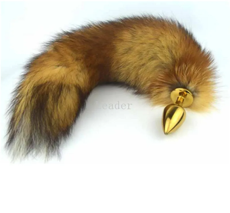 Анальная пробка металлического размера золотистая металлическая реальные