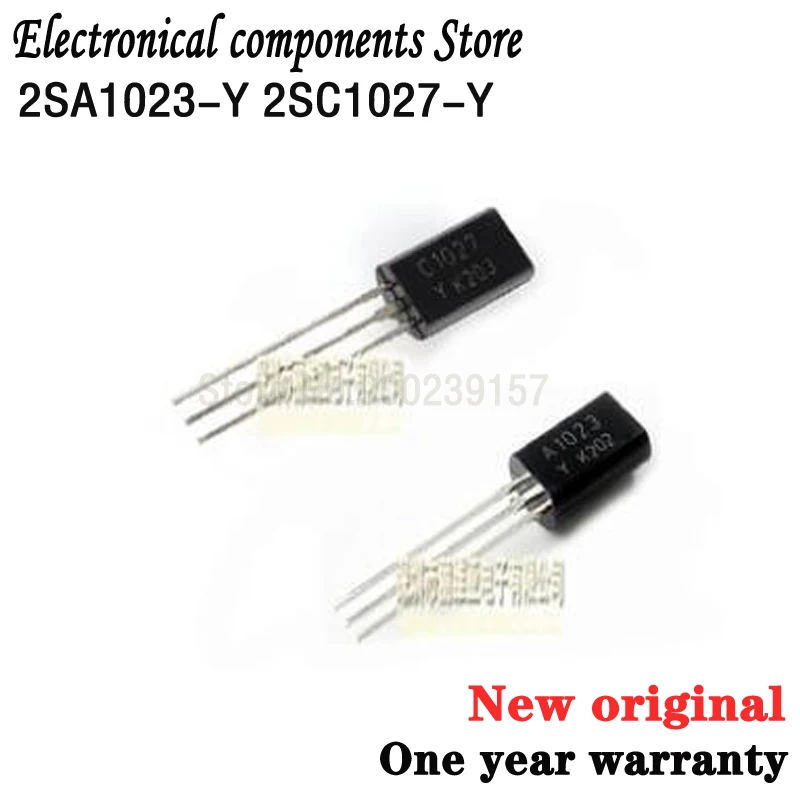 100% новый оригинальный один год гарантии 10 пар 2SA1023-Y 2SC1027-Y KTA1023-Y KTC1027-Y A1023 C1027 TO-92 |