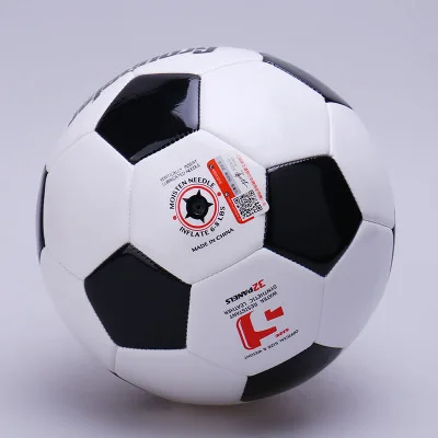 

TPU leather No. 5 machine sewing football match adopts football LOGO.