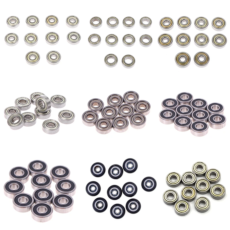 10pcs MR Series Miniature Model Bearing Metal Shielded Ball Bearings | Обустройство дома