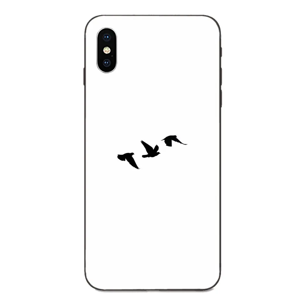 Тату-наклейки с птичьими перьями для Galaxy A8 A9 Star Note 4 8 9 10 S3 S4 S5 S6 S7 S8 S9 S10 Edge Lite Plus Pro G313