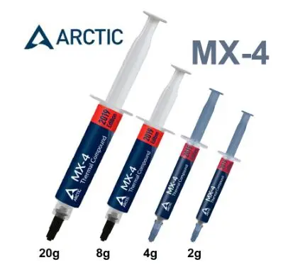 ARCTIC MX-4 2g 4g 8g 20g AMD Intel процессор процессорный кулер вентилятор охлаждения термопаста VGA составной радиатор штукатурка паста