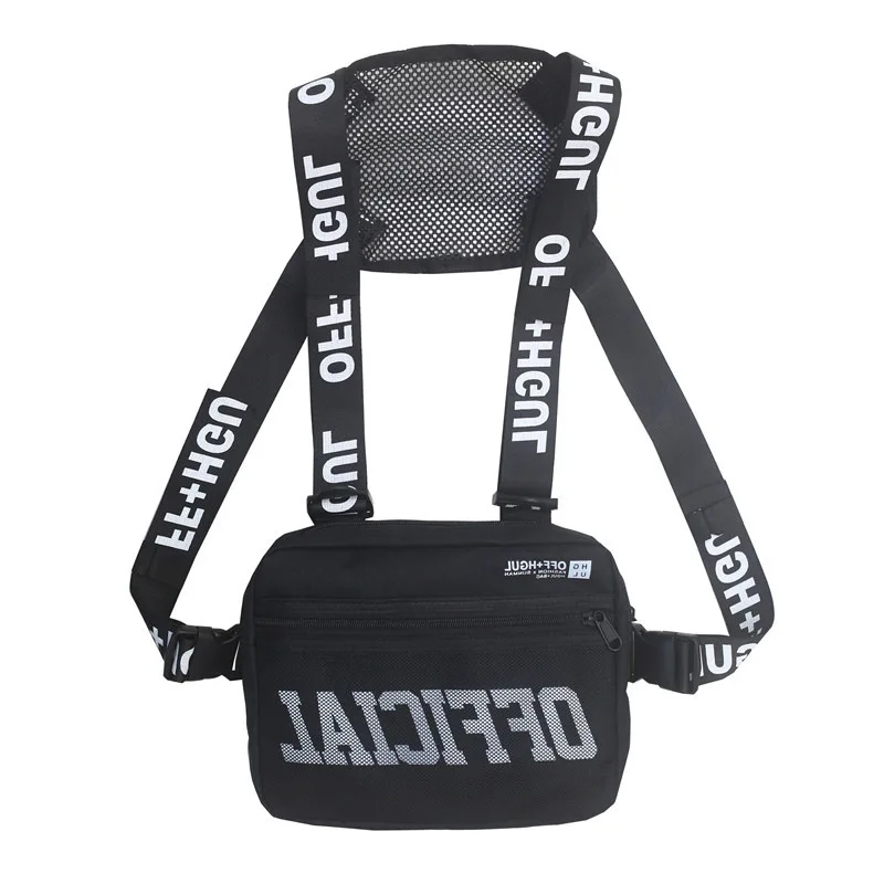 

Hop Style Hip Tactical Package Men Sports Chest Rig Bags Oxford Short Trip Bag Unisex Belt Waist Pack Male Vest Bag Chest Pouch