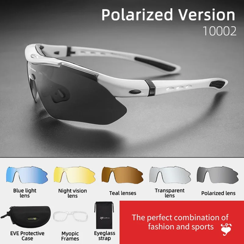 

2021 Polarized Outdoors Sports Men Sunglasses Road Cycling Anti-Glare Driving Sun Glasses UV400 Eyewear Protection Women Goggles