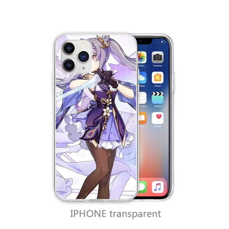

Sale Hot Cute Genshin Impact Telephone Transparent Case For Huawei Honor 8X 10i 20i 20 Lite Clear Fundas Shell