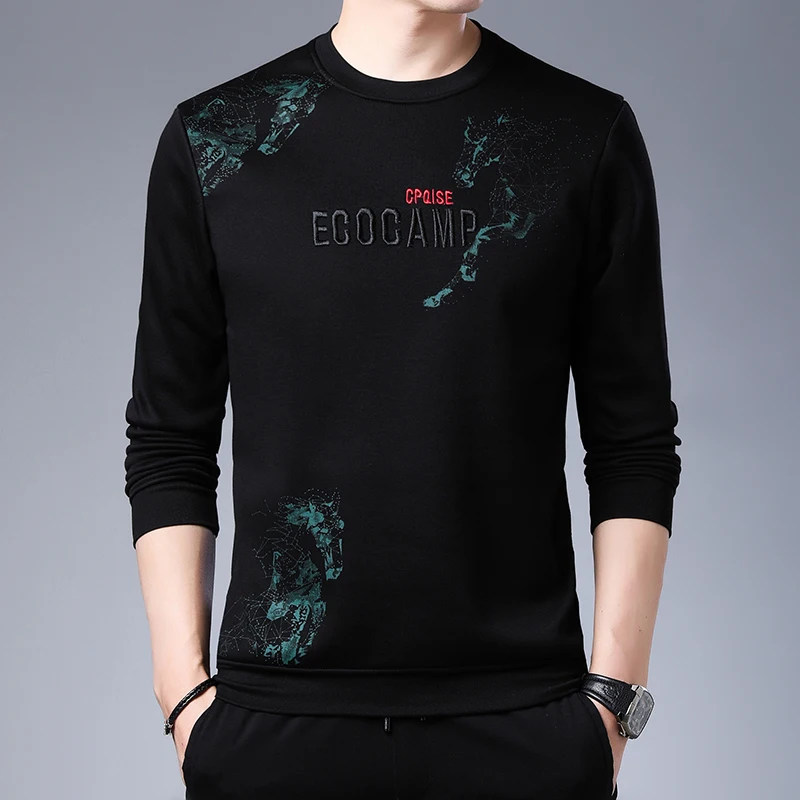 Новинка Весна 2021 Мужская Модная приталенная рубашка с круглым воротником и