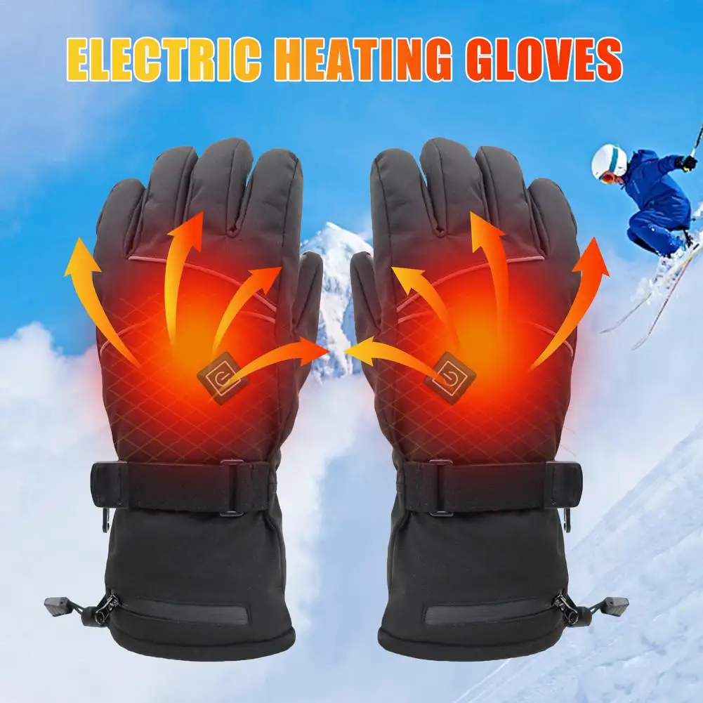 

Winter Motorcycle Electric Heated Gloves Thermal Gloves With Rechargeable Battery Waterproof And Warm Gloves Durable Snow Gloves