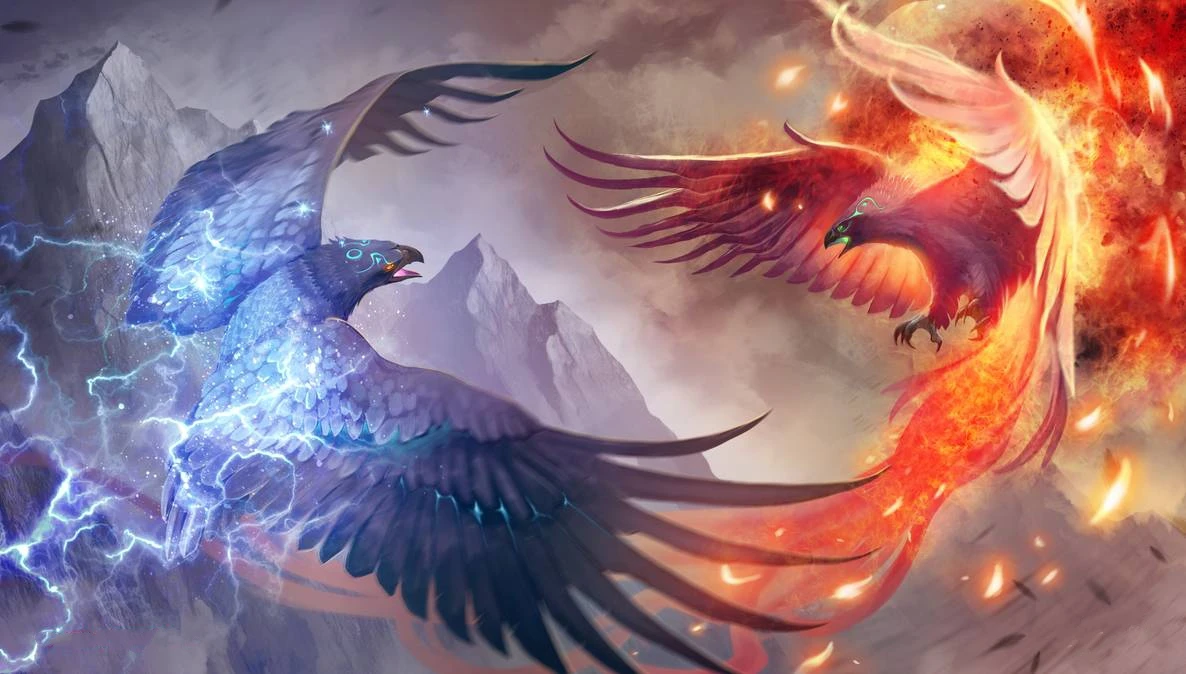 

Набор для алмазной вышивки Jmine Div 5D Fire Phoenix Mountain, алмазная 3D краска в виде животных