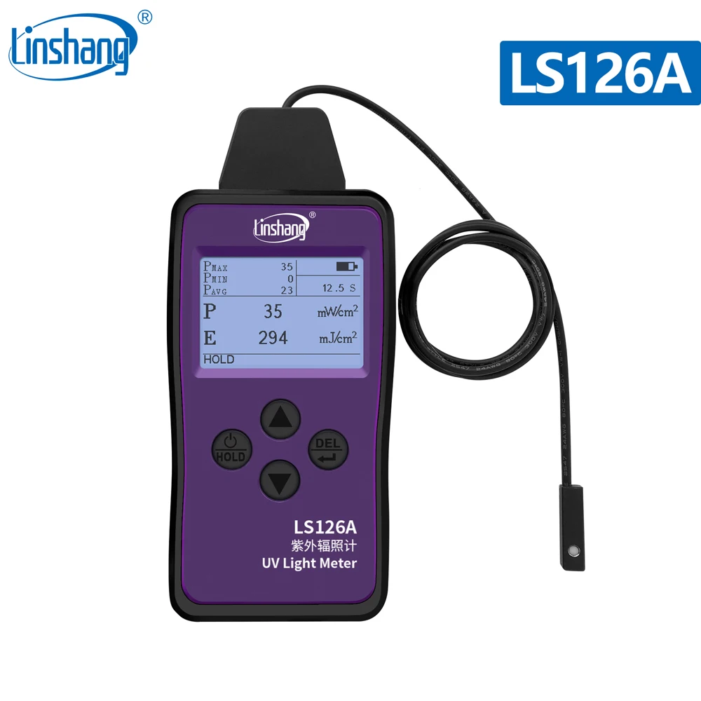Радиометр Linshang LS126A UVA LS125 измеритель УФ светильник лучения для ртутной лампы