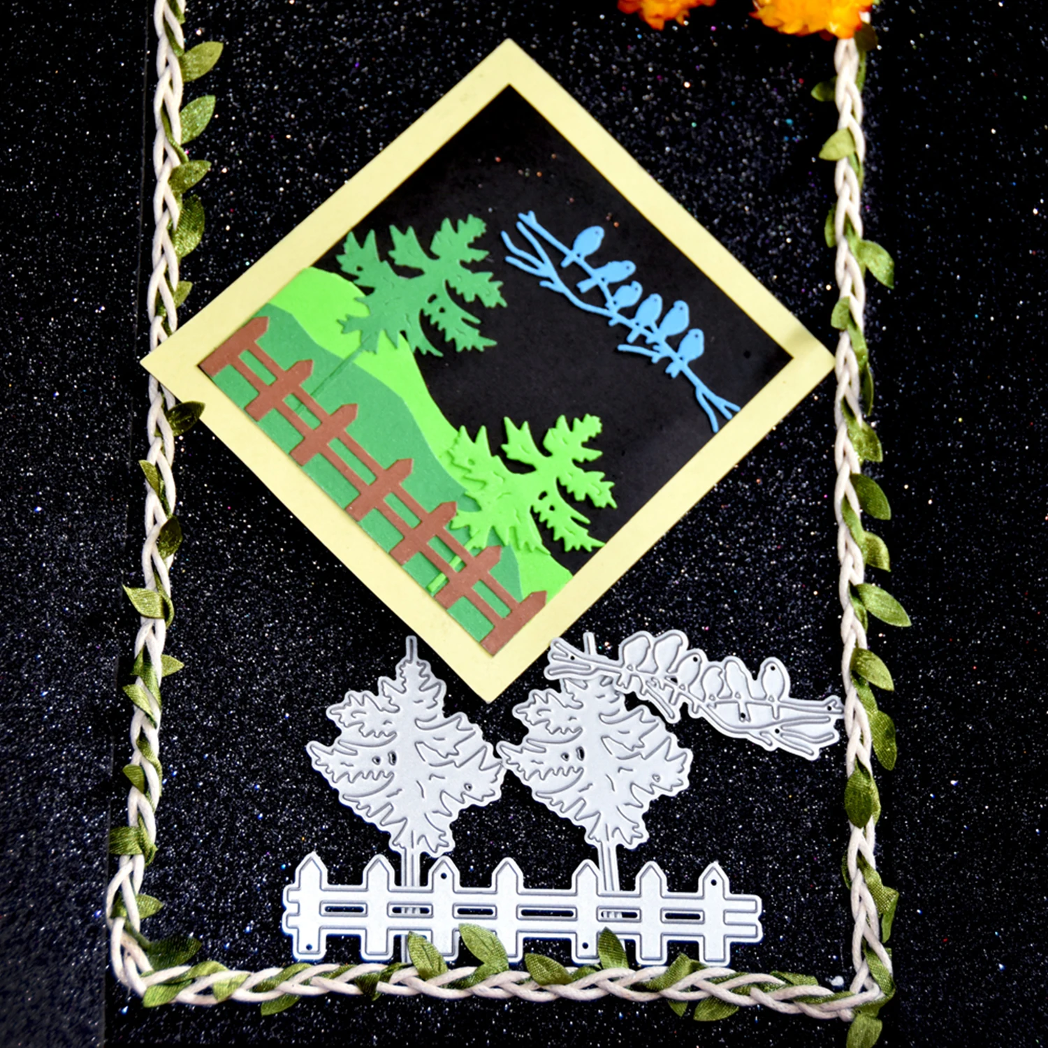 Металлические Вырубные штампы сделай сам Рождественское украшение форма кошки