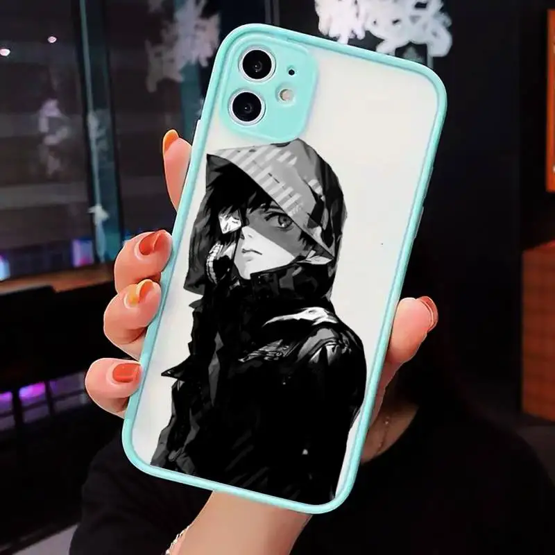 

tokyo ghoul anime manga luxury Phone Case funda matte transparent For iphone 7 8 11 12 plus mini x xs xr pro max cover