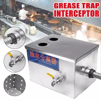 handmade and customizable grease trap oil water separator for kitchen cooking water treatment