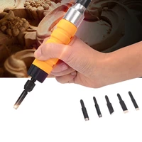 woodworking engraving machine wood router electric carving cutter carving pen slotting 5 cutter chisel wrench flexible shaft