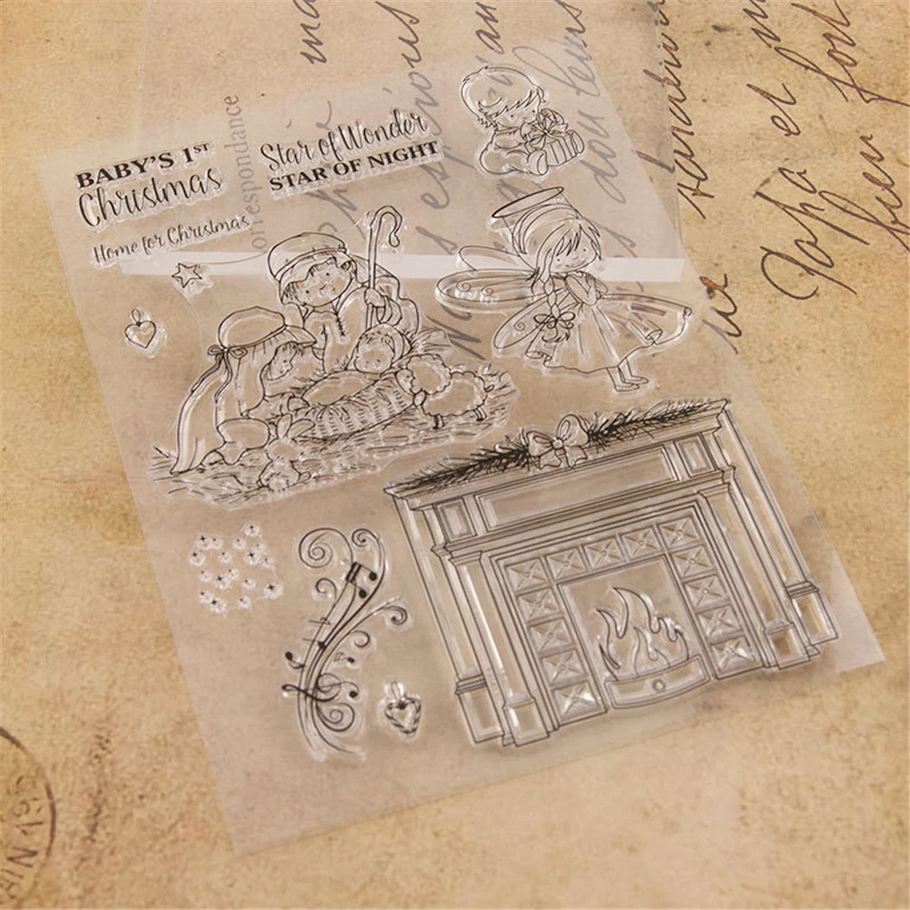 

Прозрачные силиконовые штампы для скрапбукинга, для детей, «сделай сам»