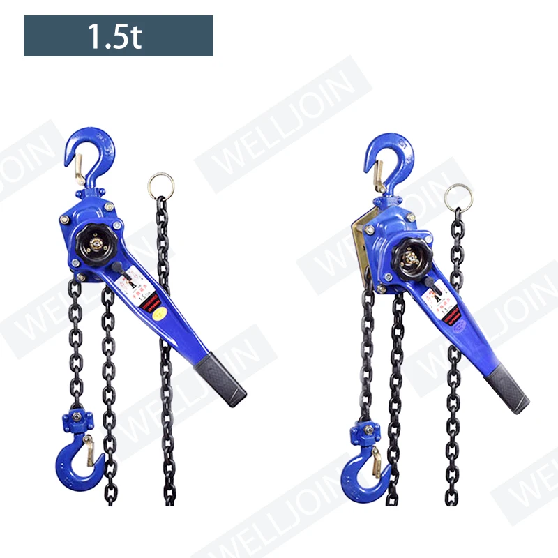 Ручной подъемный цепной ключ ручной тали крюк портативный рычажный блок
