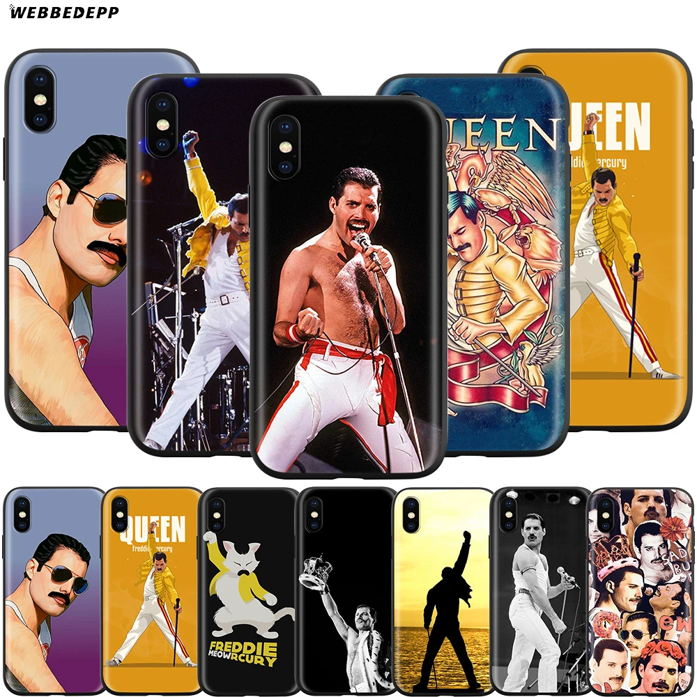 Webbedepp Фредди Меркурий королева чехол для Apple iPhone 12 Mini 11 Pro XS Max XR X 8 7 6 6S Plus 5 5S