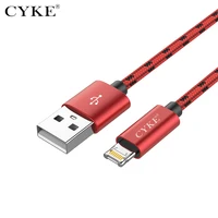 CYKE USB кабель Быстрая зарядка линия передачи данных мобильный телефон зарядное устройство линия для iphone Xs max 8X6 7 plus 6s 5s ipad