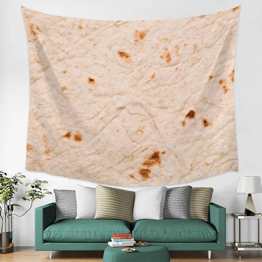 Настенный Гобелен Tortilla пляжное полотенце покрывало коврик для пикника йоги