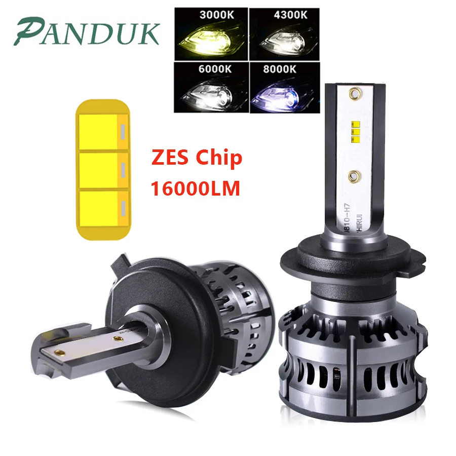 PANDUK H4 светодиодный H7 фар автомобиля 16000LM зэс H1 H3 H8 H11 9005 HB4 9006 HB5 HB3 HB2