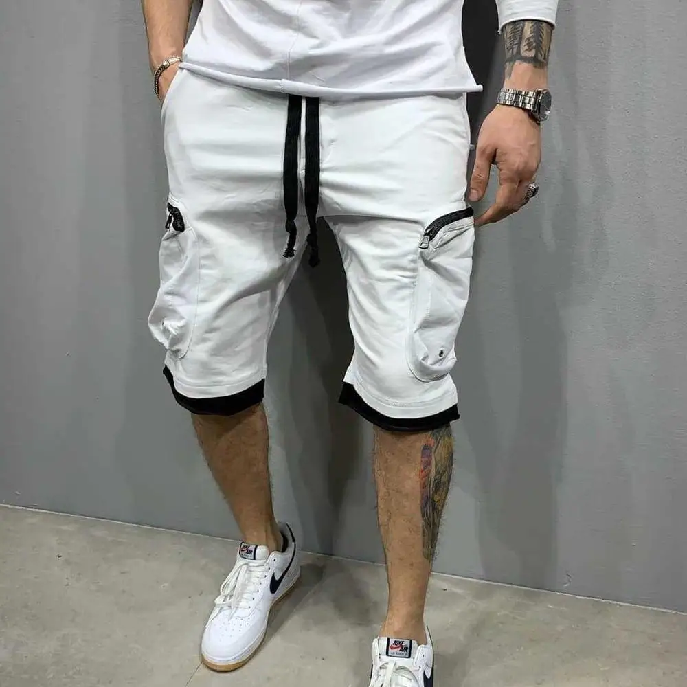

Gyms fitness Bodybuilding Men Shorts Men 2021 New Mens Casual Shorts Male Loose Work Shorts Man Military Short Pants Plus Size