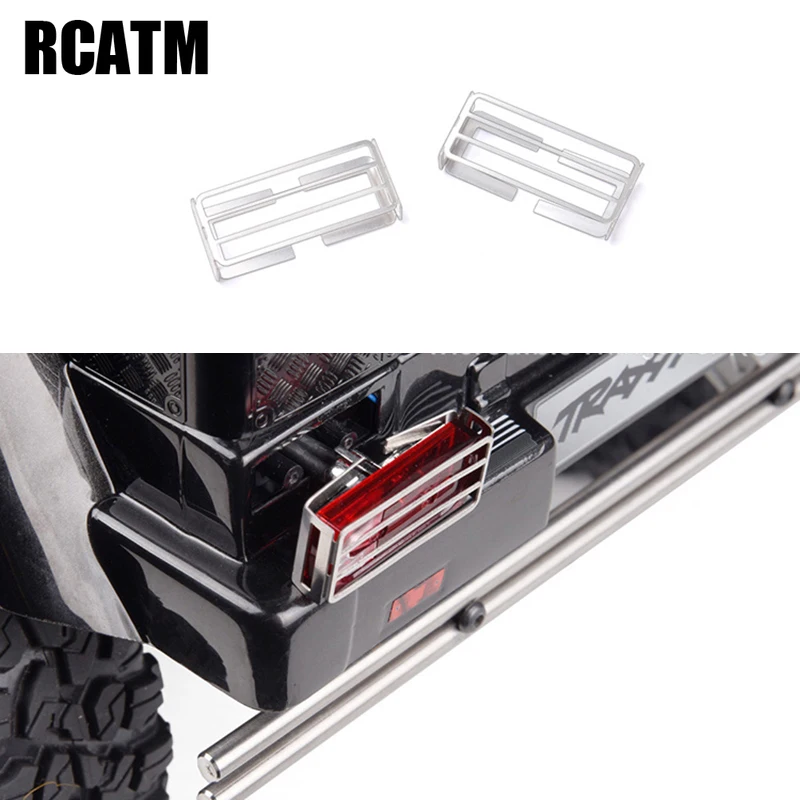 1 пара металлический задний светильник крышка для 1/10 RC Гусеничный автомобиль Traxxas