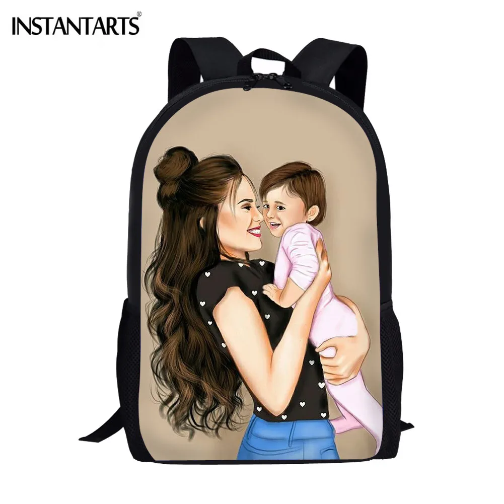 Школьные ранцы INSTANTARTS для подростков дизайнерские большие школьные мам портфель