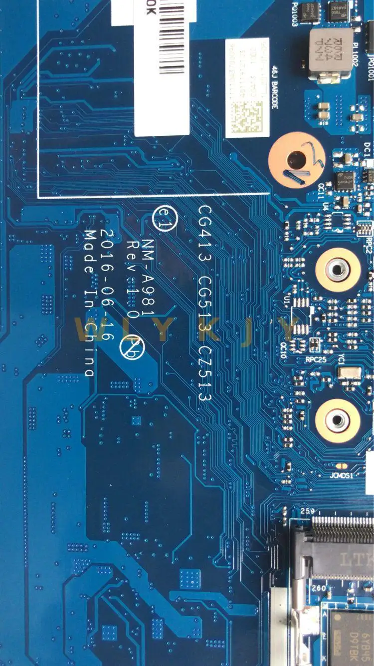 Материнская плата для Lenovo 310-14IKB 510-14IKB CG413 CG513 CZ513 NM-A981 процессор I7 7500U 4G RAM gt920M 2G 100%