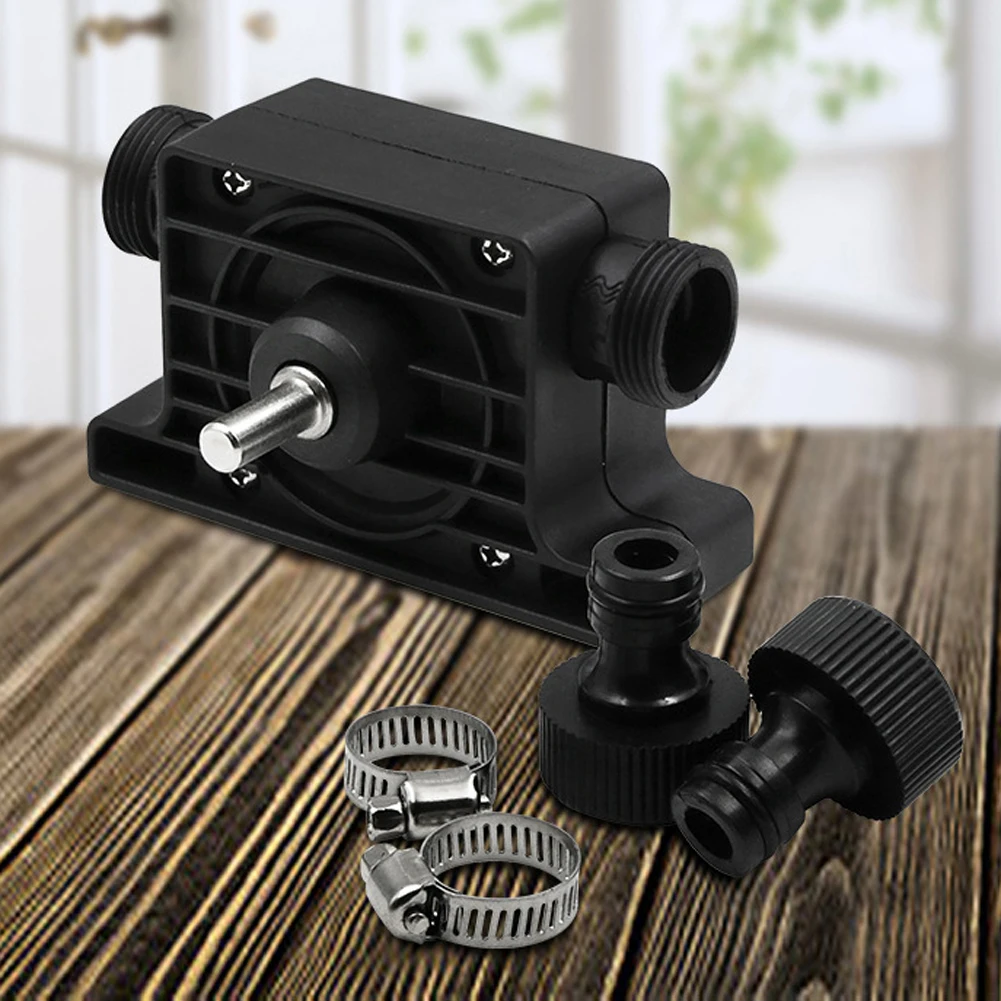 Portable Pump Mini Electric Drill Drives Large Flow The Comes Standard With Two Connectors for drill chucks | Инструменты