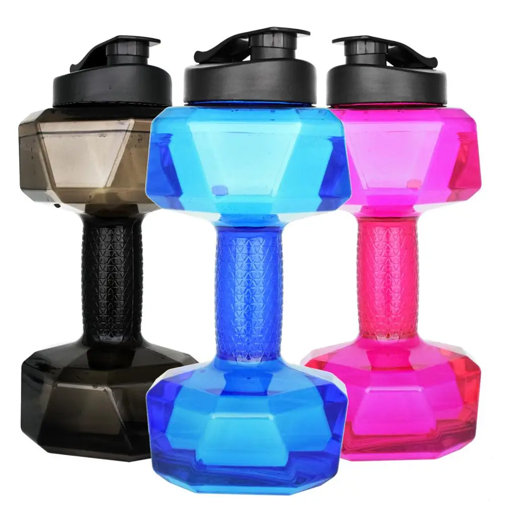 Buildlife 1.2L 43 унций гантели оформленные спортивные Спортивная бутылка для воды BPA бесплатно Портативный большой объем для воды креативный
