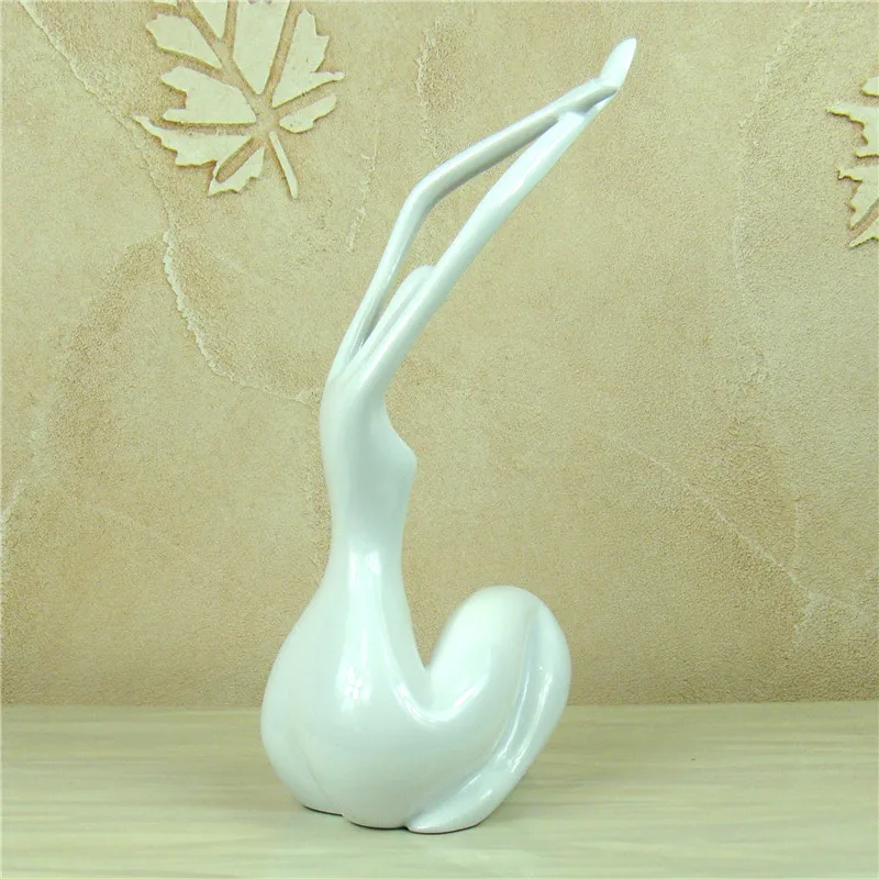 [Художественная] 3 цвета абстрактная женская скульптура для тела ручной работы из