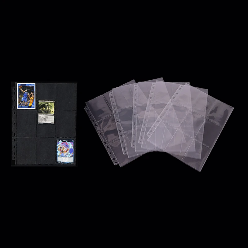 

10 листов/90 карт емкость держатель карт связывающие альбомы доска игра альбом для карт рукав держатель
